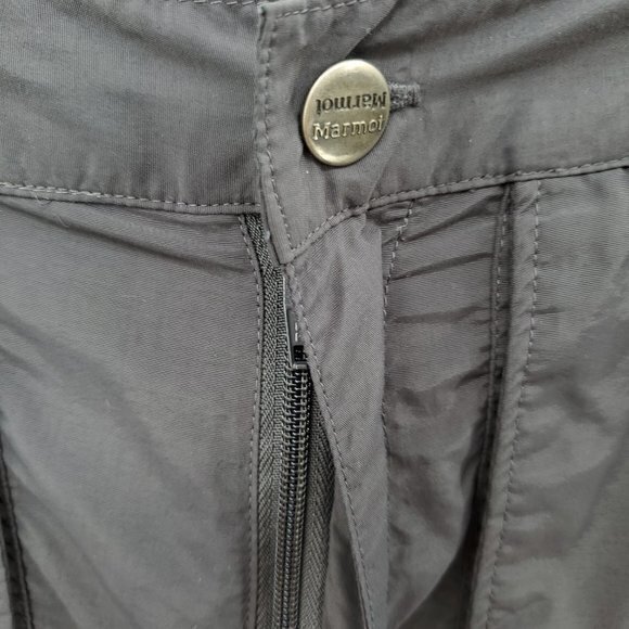 Men's Marmot Convertible Nylon Hiking Shorts/Pants L/36"W/31"L Gray - Picture 8 of 16